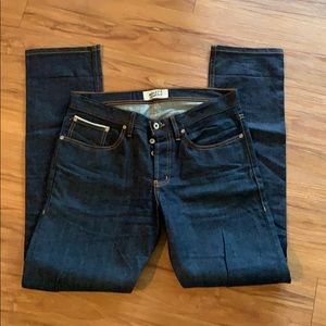Naked and Famous selvedge denim jeans